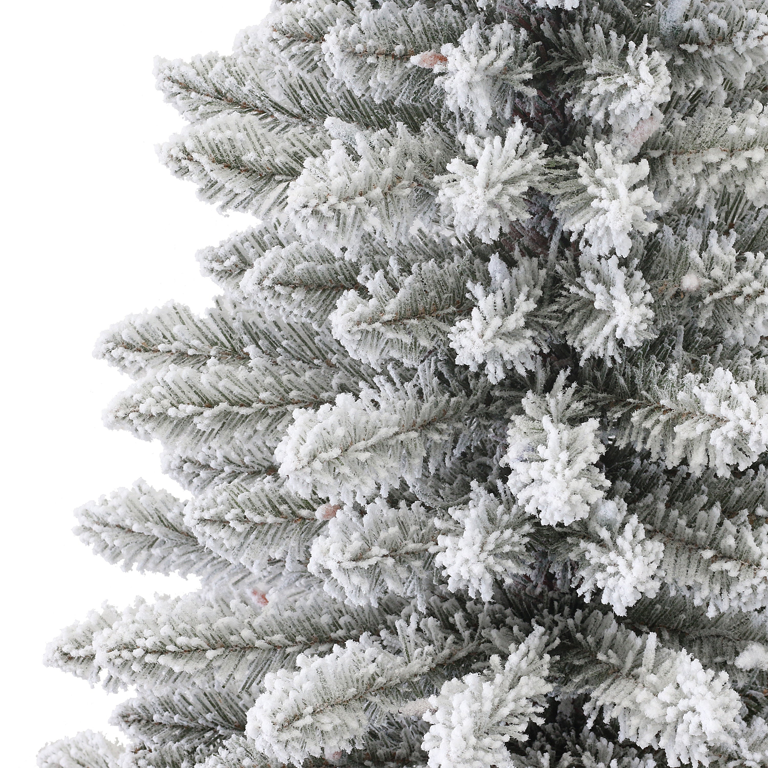 3ft Pre-Lit Flocked Fraser Fir Tree